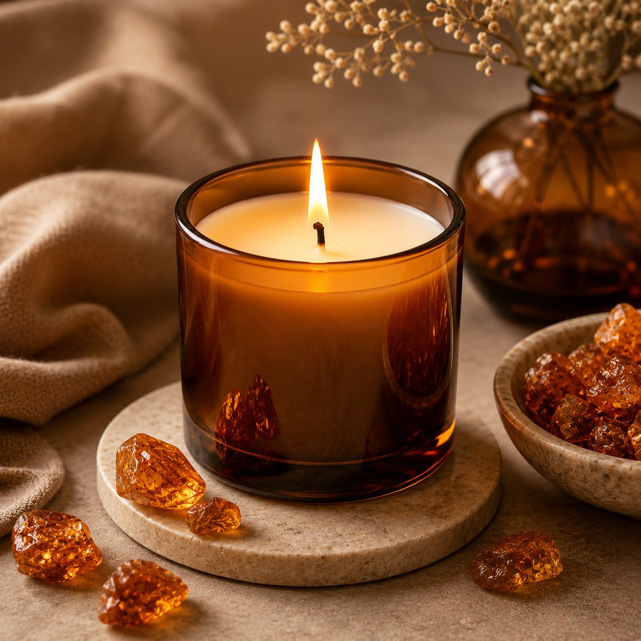 Amber Scented Candle