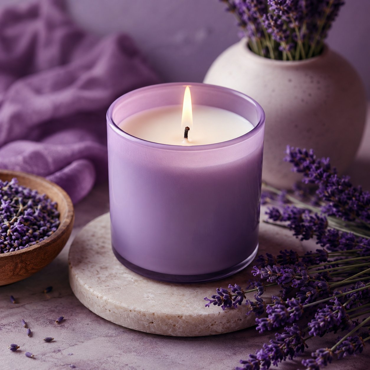 Lavender Scented Candle