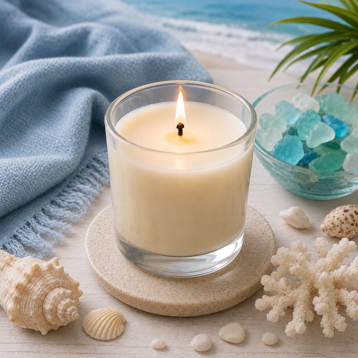 Ocean Breeze Scented Candle