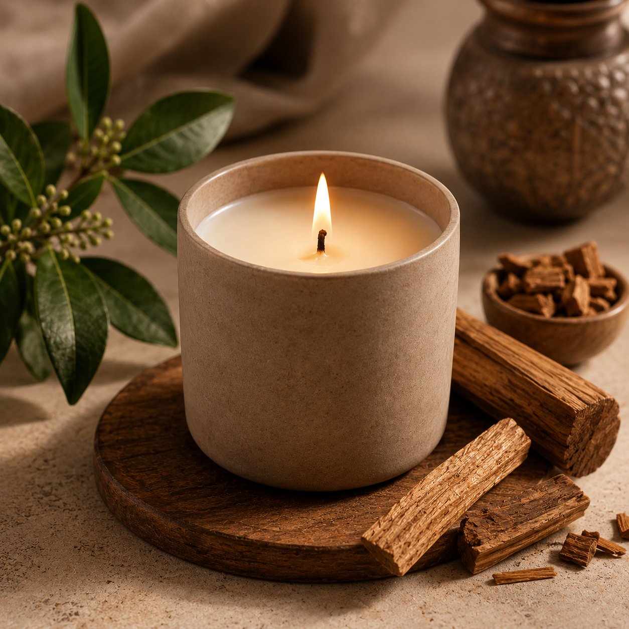 Sandalwood Scented Candle