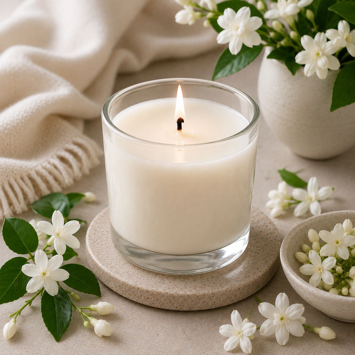 Jasmine Scented Candle